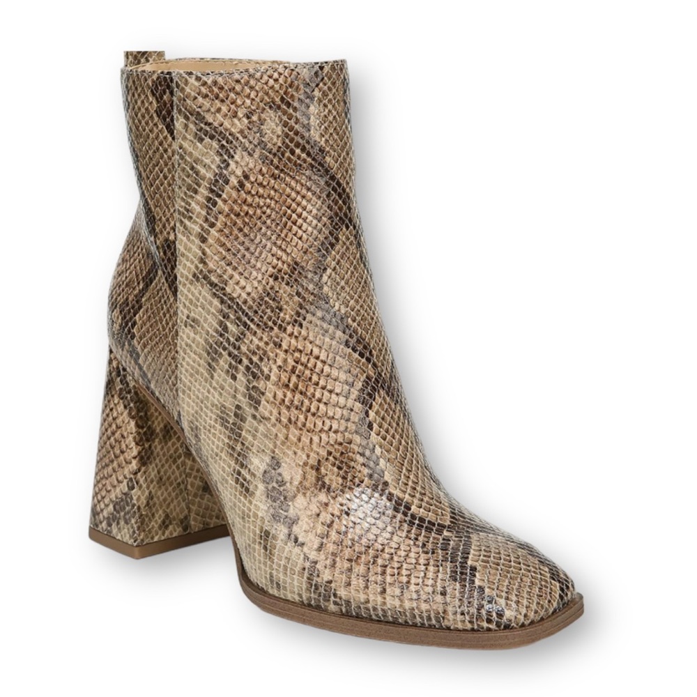 Circus by Sam Edelman Womens Pascha Faux-Leather Snake Booties size 11 boots